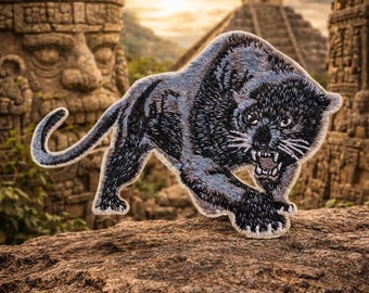 10 5 Head Black Panther Tiger Wild Animal Patch Iron | Desertcart