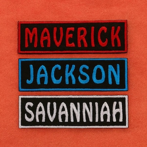 Custom Name Tag Patch Iron-On Personalized Applique for Jacket Vest Backpack, Gamer, Biker, Tactical Gear, Veteran, MC Badge