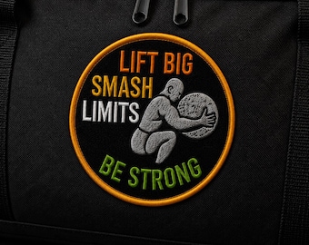 Parche motivacional para el gimnasio "Sin dolor no hay ganancia" para planchar o coser. Insignia de entrenamiento para chaquetas, mochilas y bolsas de gimnasio. Aplique "Levanta pesas".