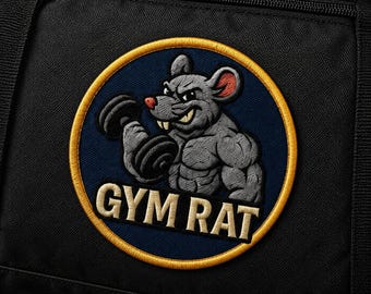 Parche motivacional para el gimnasio, para planchar o coser, insignia de entrenamiento para chaquetas, mochilas y bolsas de gimnasio. Aplique "Levanta pesas".
