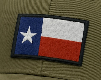 Texas State Flag Patch/Iron-On Patch/Sew-on Applique for Uniform, Jacket, Gear/Travel Souvenir/Biker Patch/MC Club/Military Veteran