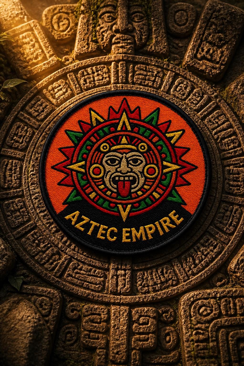 Aztec Empire Patch/iron-on Patch/mesoamerican/native American/mexico ...