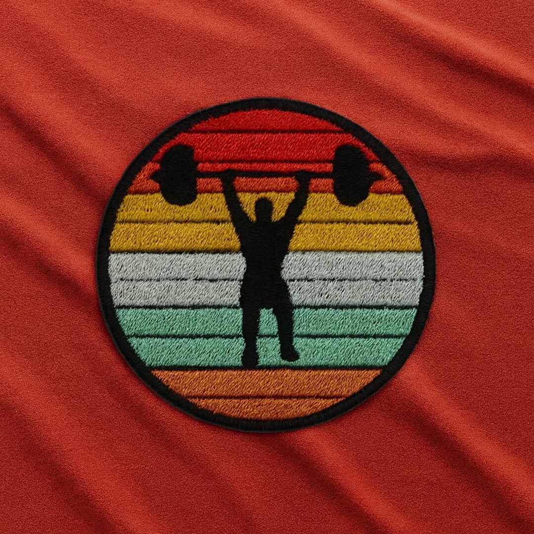 Weightlifting Patch/iron-on Patch/gym Patch/ Sew-on Applique for Jacket ...