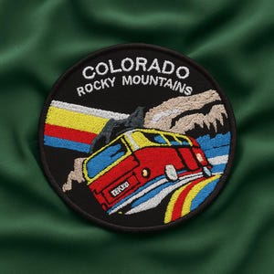 Rocky Mountain Park Patch/Iron-On Patch/Embroidered Sew-On Applique for Jackets & Backpacks/Clothing/Nature Badge/Hiking Patch/Camping Patch