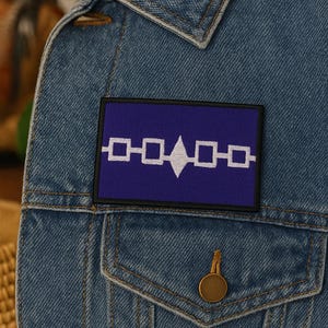 Parche con escudo de los indios nativos americanos iroqueses, termoadhesivo o cosible, para ropa, uniforme, chaleco, chaqueta y mochila, América del Norte