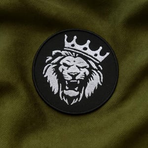 Parche de león termoadhesivo/cosido para chaleco, ropa, mochila, disfraz, rey de la jungla, felinos, tigre, puma, jaguar, leopardo, logotipo.