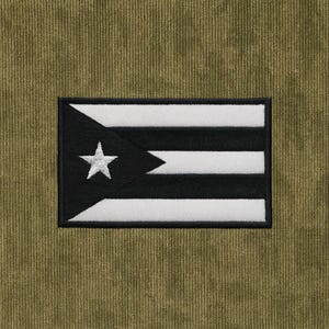 Parche de bandera de Puerto Rico para planchar, para uniforme, chaleco, chaqueta, mochila, viajes, club de motociclistas, veterano militar