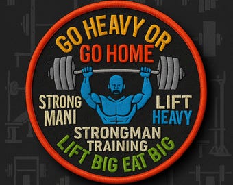 Fitness Motivatiepatch No Pain No Gain Gym opstrijkbare of opgenaaide workoutbadge voor jassen, rugzakken en sporttassen Lift Heavy Appliqué