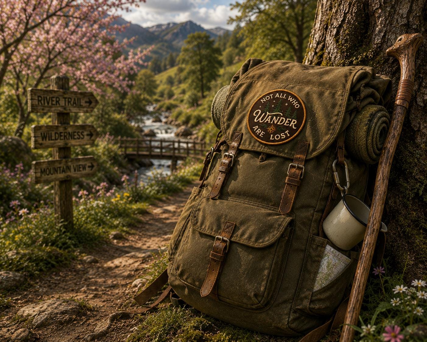 Wander Def Not All Who Wander Are Lost Patch/iron-on Patch/hiking & Camping ...