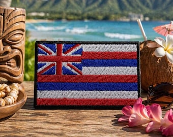 Hawaii Zustand Patch / Aufnäher / Aufnäher / Aufnäher / Aufnäher / Aufnäher zum Aufnähen / Aufnähen / Aufnähen / Aufnähen / Aufnähen / Aufnähen