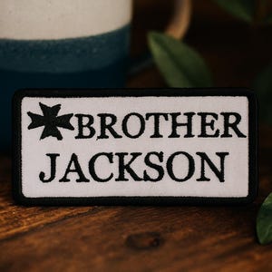 Personalized Gamer Tag Patch Iron-On Sew-On Custom Name Badge for Jacket Vest Backpack, Level Up, Online Clan Gear