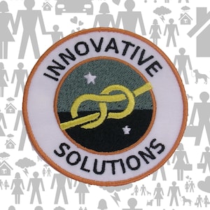 Innovative Solutions Patch/Merit Badge/Scout Style Iron-On Embroidered Applique for Jackets, Backpack/Camping Gear/Kids Patch/DIY Embroidery