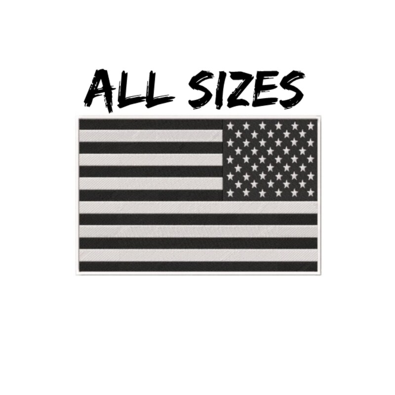 Florida State Shape US Flag Patch – Embroidered Iron-On Applique