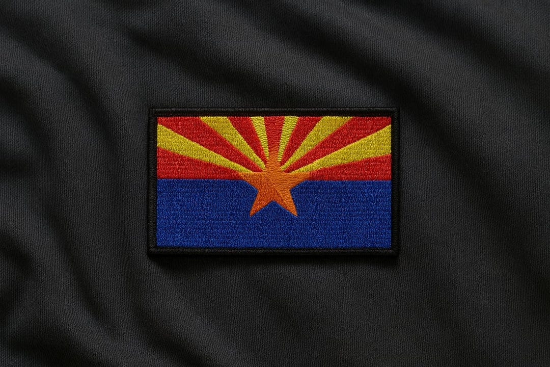 Arizona State Patch/iron-on Patch/embroidered Sew-on Applique for ...