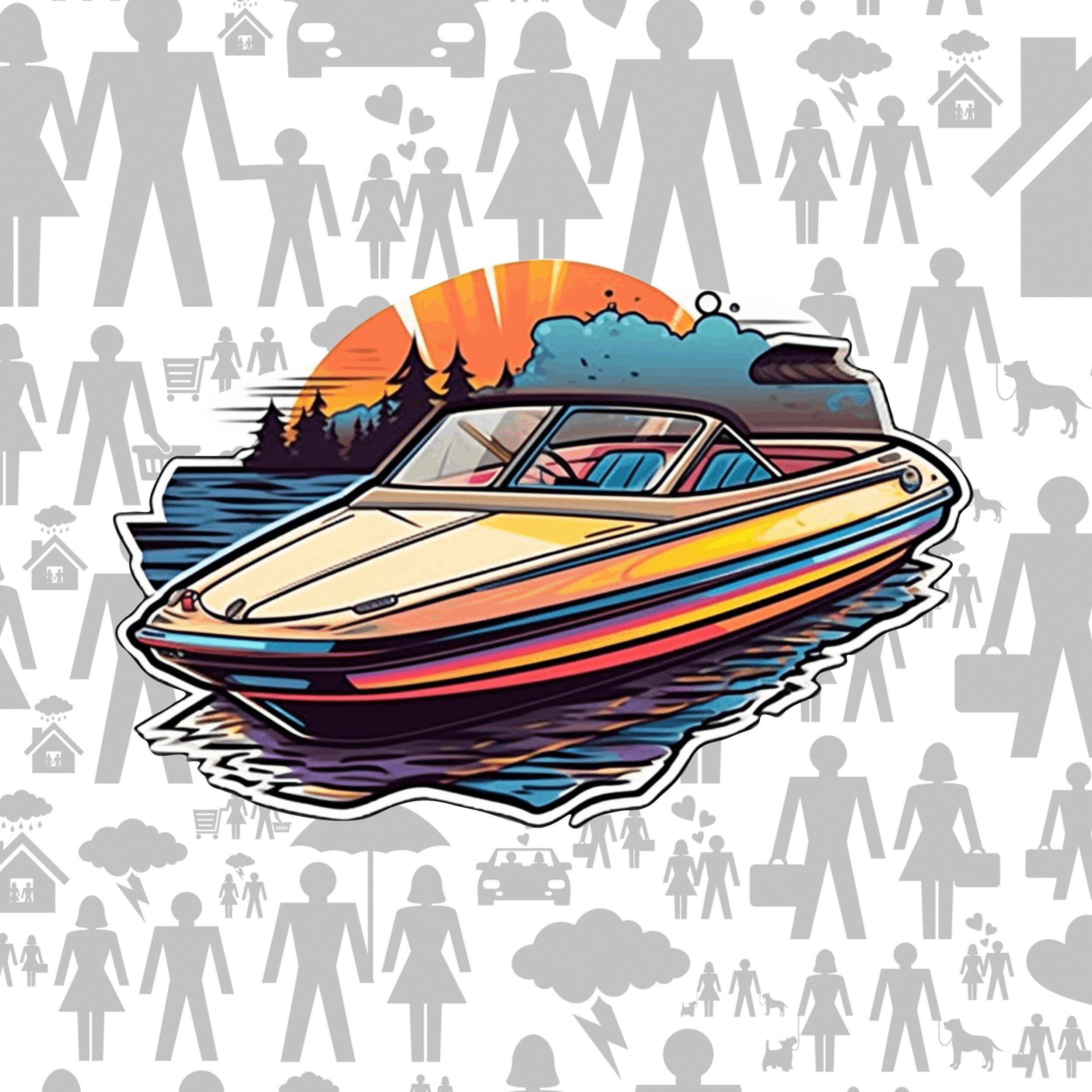 "Regulator" Vinyl Decal Sticker - 32" For Car Bumper, Boat, Truck Window 13 thumbnail image