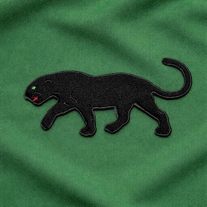 Black Panther Patch/Iron-On Patch/Wild Animal Badge/DIY Sew-On Applique for Jacket/Vest, Backpack Clothing, Predator, Jungle Spirit Gifts