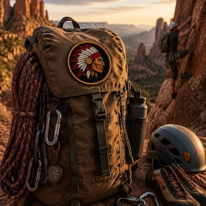 Apache Patch/Warrior Patch/Iron-On Patch/Native American Patch/Sew-On Applique for Backpacks, Hats/Tribal Symbol/Great Plains/DIY/Badge/Logo image 3
