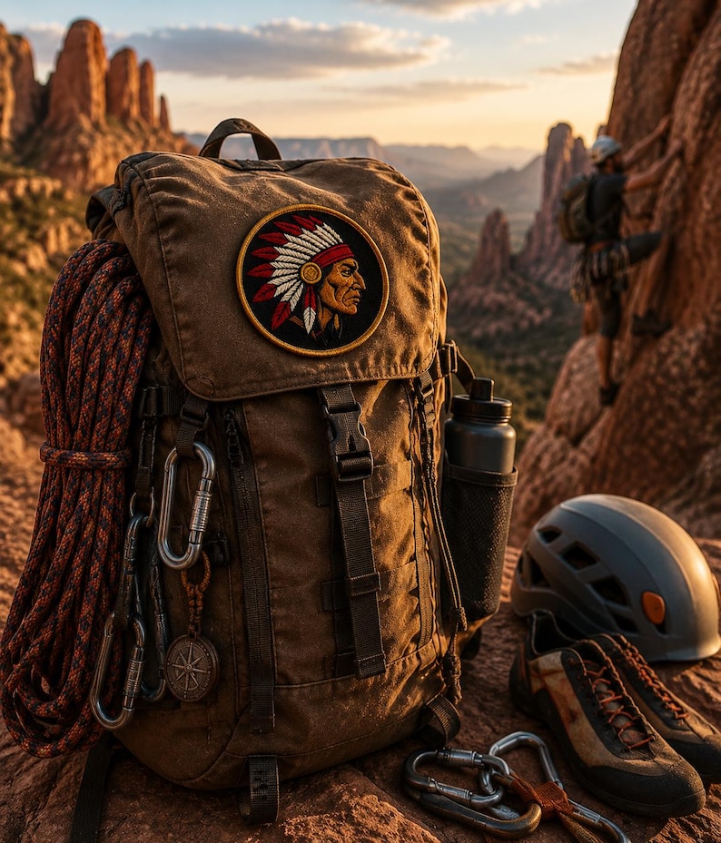 Apache Patch/Warrior Patch/Iron-On Patch/Native American Patch/Sew-On Applique for Backpacks, Hats/Tribal Symbol/Great Plains/DIY/Badge/Logo image 3