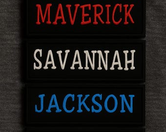 Custom Name Tag Patch/Iron-On Patch/Custom Embroidered Patch/Sew-On Applique for Backpack, Clothing, Jacket/Outdoor/Name Badge/Gifts/Patches