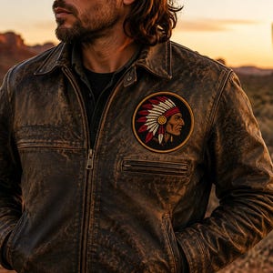 Apache Patch/Warrior Patch/Iron-On Patch/Native American Patch/Sew-On Applique for Backpacks, Hats/Tribal Symbol/Great Plains/DIY/Badge/Logo image 5