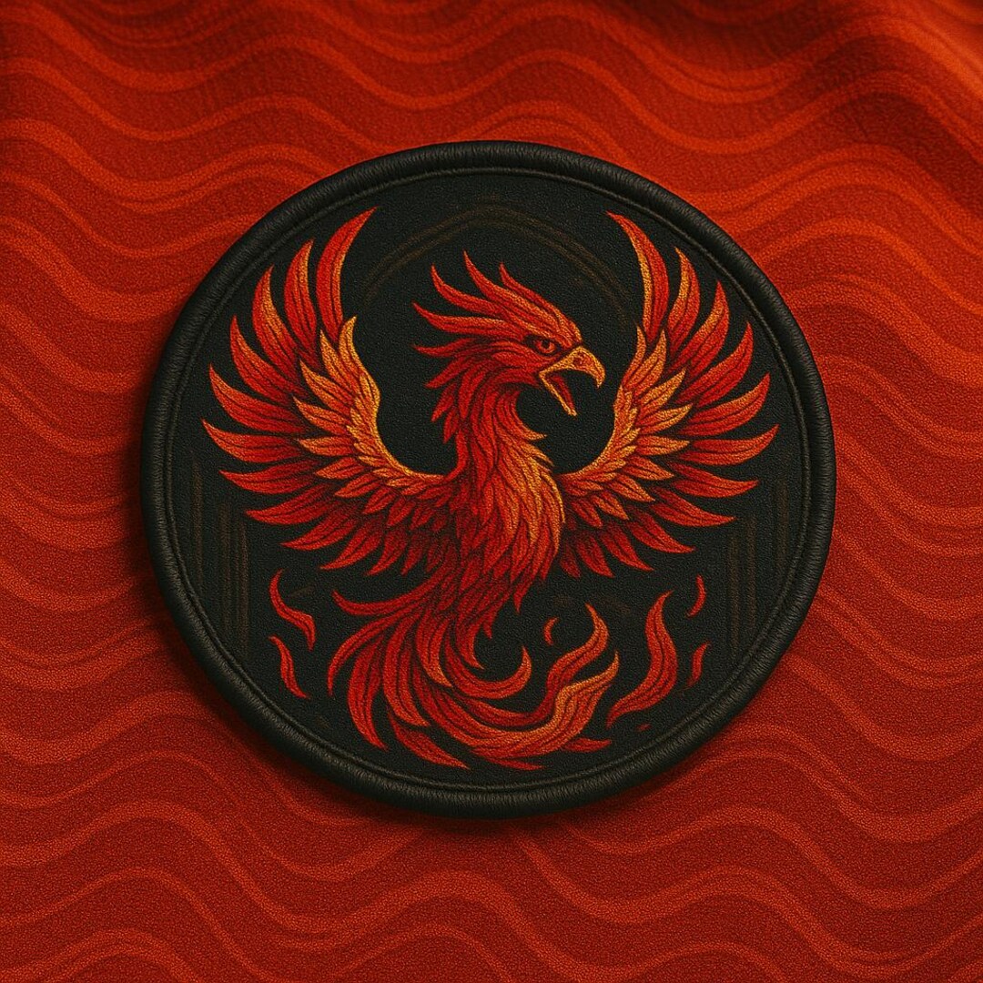 Unique Fire Phoenix Patch/iron-on Patch/fantasy Patch/sew-on Applique ...