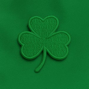 Shamrock Patch/Iron-On Patch/Irish Symbol/St. Patrick’s Day Badge/Celtic/Clover/Embroidered Sew-On Applique for Jacket/Vest/Backpack/Clothes