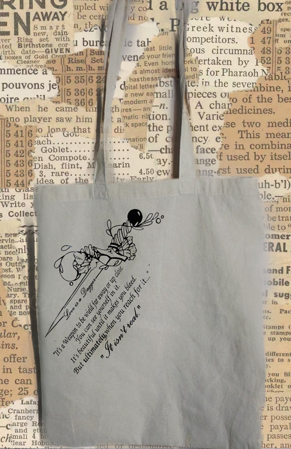 LOKI. inspired/Love is a Dagger /Tote Bag/Jutebeutel/Einkaufstasche/ Tragetasche