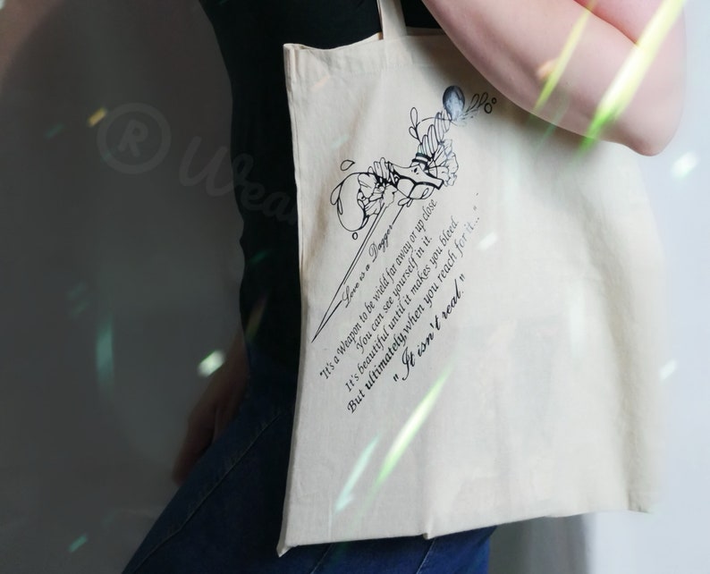 LOKI. inspired/Love is a Dagger /Tote Bag/Jutebeutel/Einkaufstasche/ Tragetasche image 3