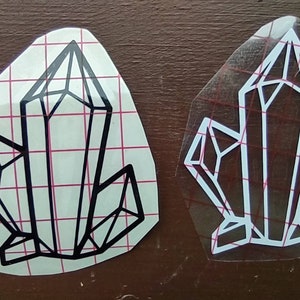 Crystal sticker | decal | laptop | sticker | car decal | bumper sticker