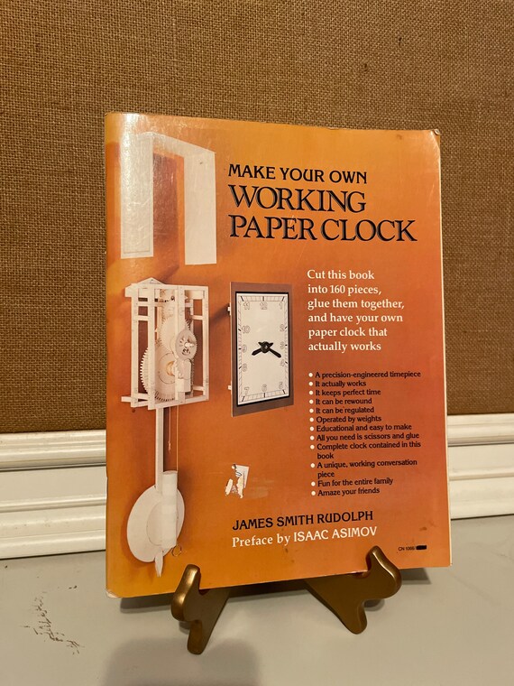 Make Your Own Working Paper Clock Etsy
