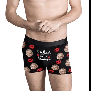 Custom Boxers with Face for Boyfriend and Husband Dad, Custom Underwear with Photo, Picture Boxer Briefs, photo Boxers,Personalized gifts.