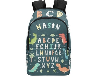 Personalised School Bag With Name, Custom name Unisex Casual Backpack, personalized bag,School Bag, Text Backpack, Custom name bag.
