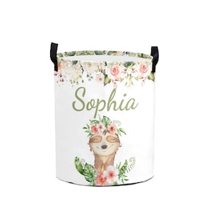 Personalized Laundry Baskets Custom Laundry Hamper Collapsible Clothes Storage Basket with Handle for Bathroom Living Room Bedroom 4