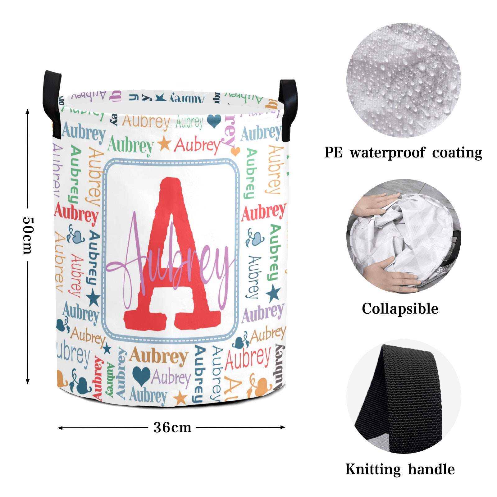 Personalized Laundry Baskets Custom Laundry Hamper Collapsible Etsy