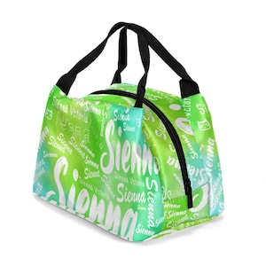Sac à lunch personnalisé Sacs à lunch isothermes personnalisés avec nom, sac cadeau personnalisé. Sac à collation personnalisé, pique-nique à l'école maternelle.