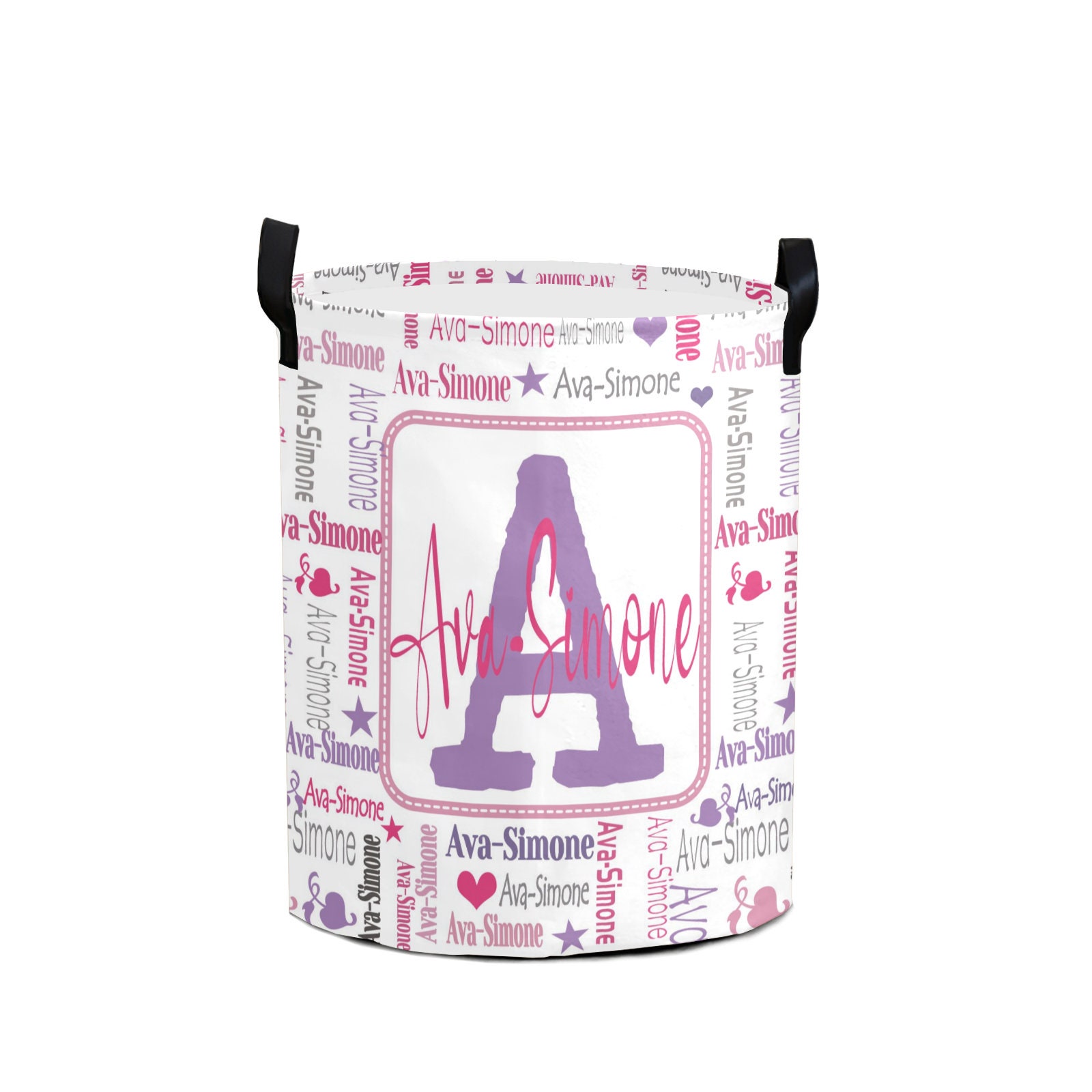 Personalized Laundry Baskets Custom Laundry Hamper Collapsible Etsy