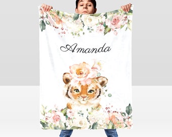 Personalized Kids Blanket: Soft Flannel Throw, Custom Name Gift,christmas gifts