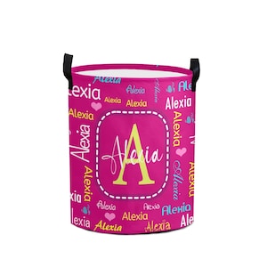 Cestos de roupa personalizados Cesto de roupa personalizado Cesto de roupa dobrável com alça para banheiro Sala de estar Quarto