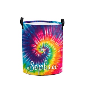 Personalized Collapsible Laundry Basket: Custom Clothes Storage Hamper