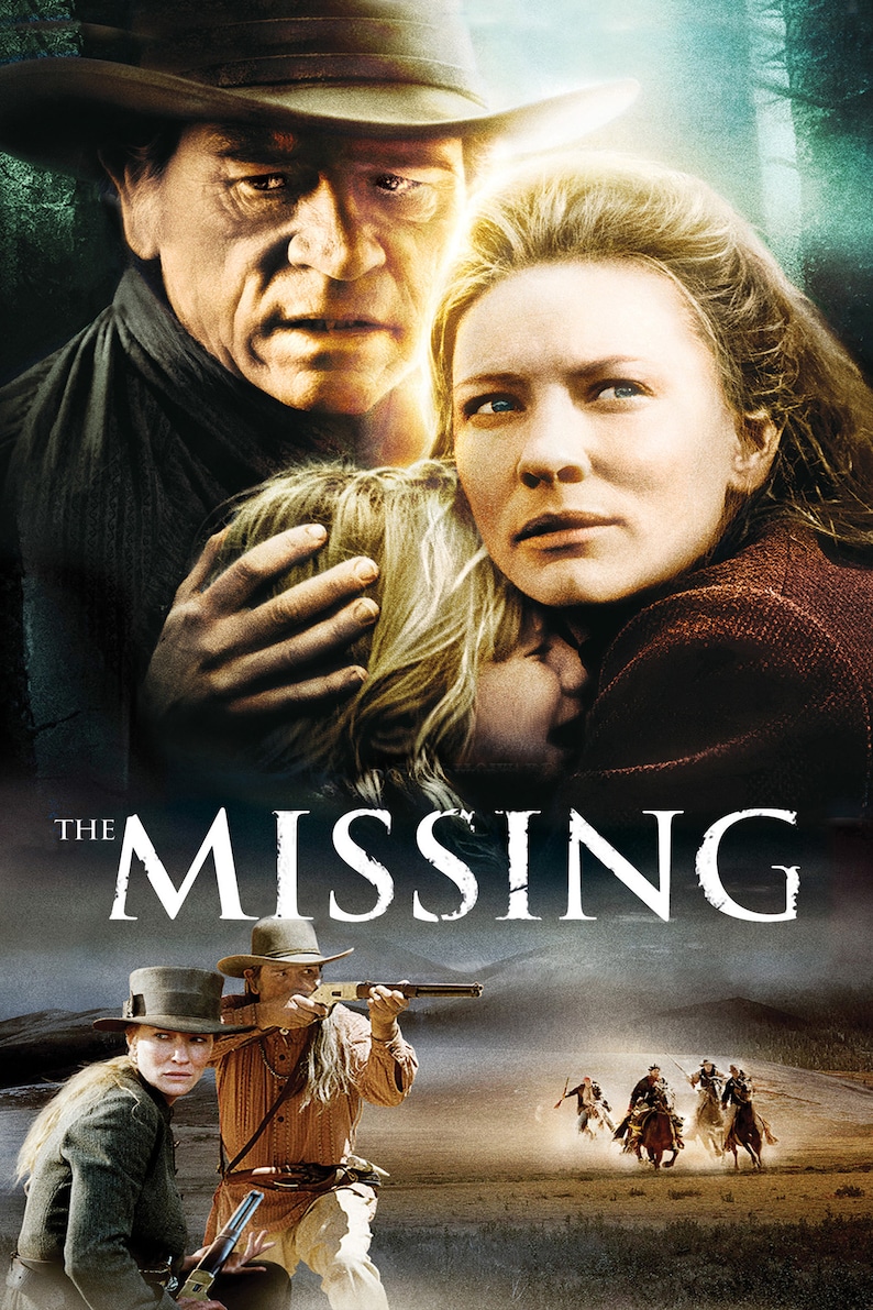 The Missing Movie Tommy Lee Jones Cate Blanchett Poster Etsy