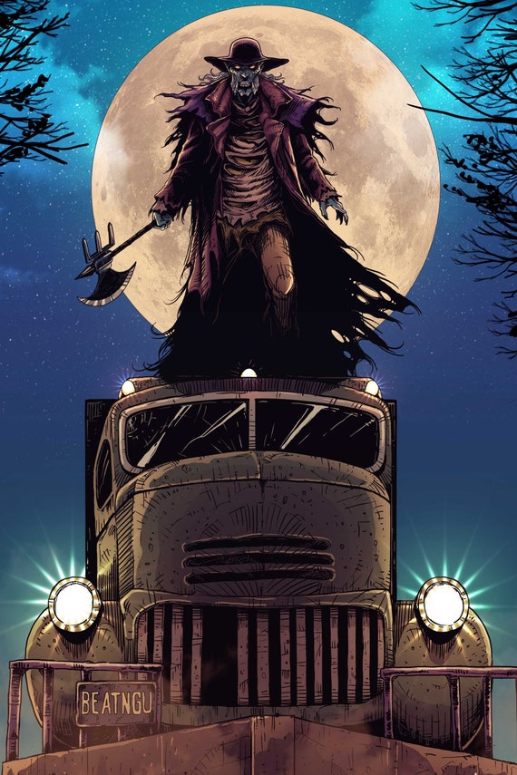 Jeepers Creepers Movie Moon Poster Etsy