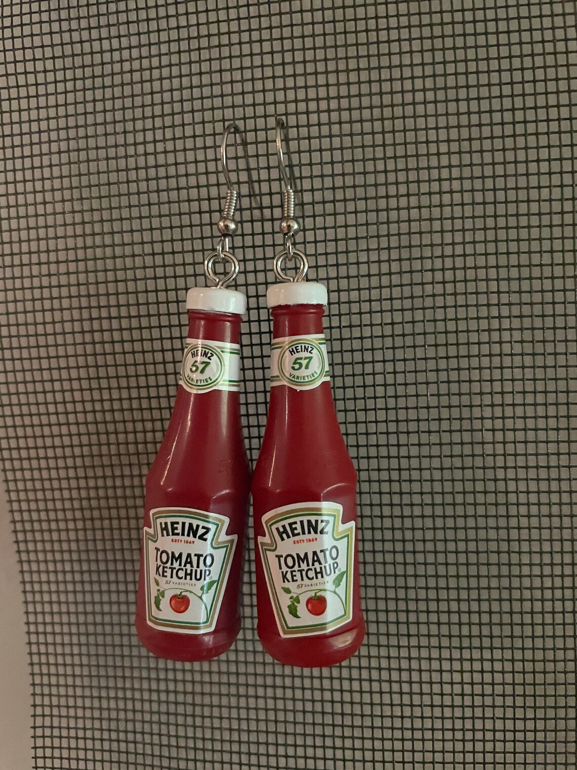 Heinz Ketchup Dangling Earrings Etsy