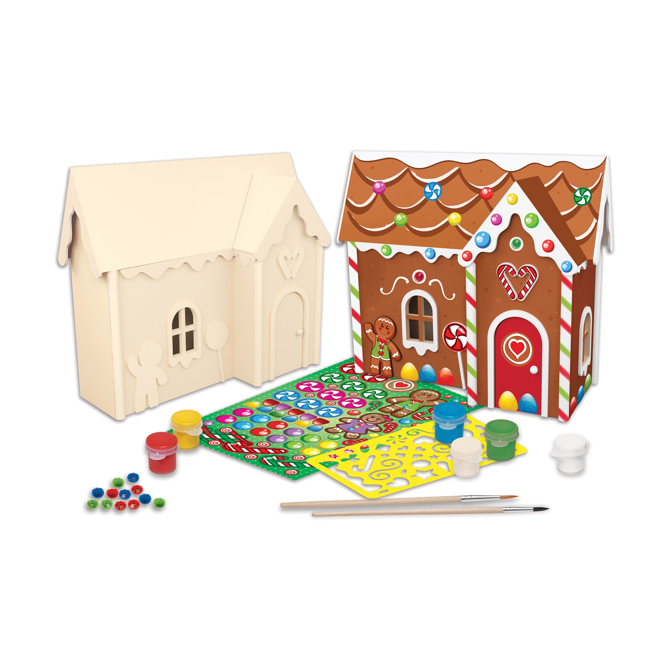 MasterPieces Gingerbread House Paint Kit Etsy