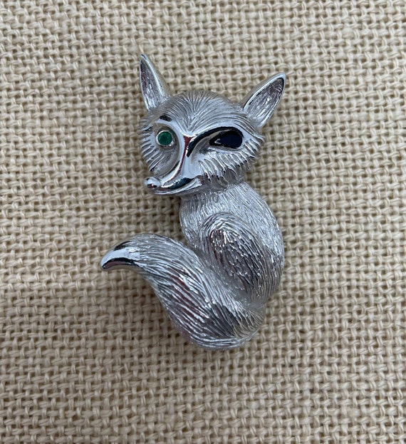 Silver fox hotsell brooch