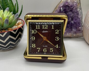 Linden Travel Alarm Clock Etsy