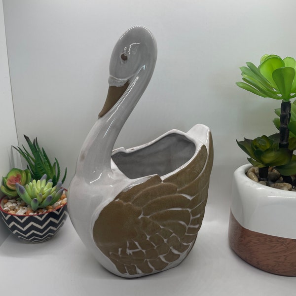 Royal Haeger Swan Vase Etsy