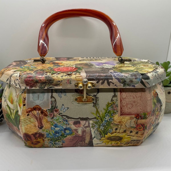 Decoupage Purse Etsy
