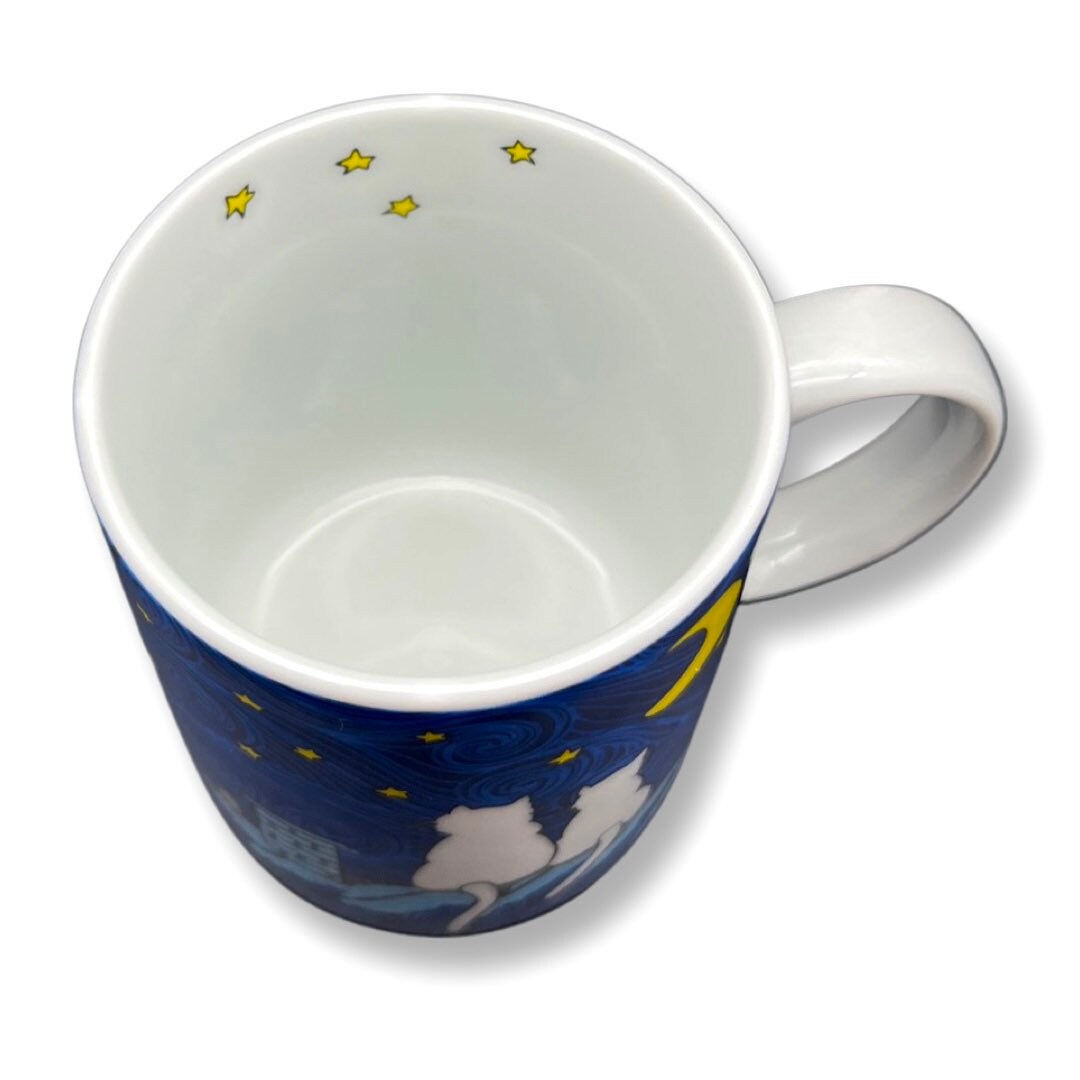 2 Mugs à Chat En Porcelaine - Marque Konitz, Design Coloré, Parfaits Pour Les Amoureux Des Chats