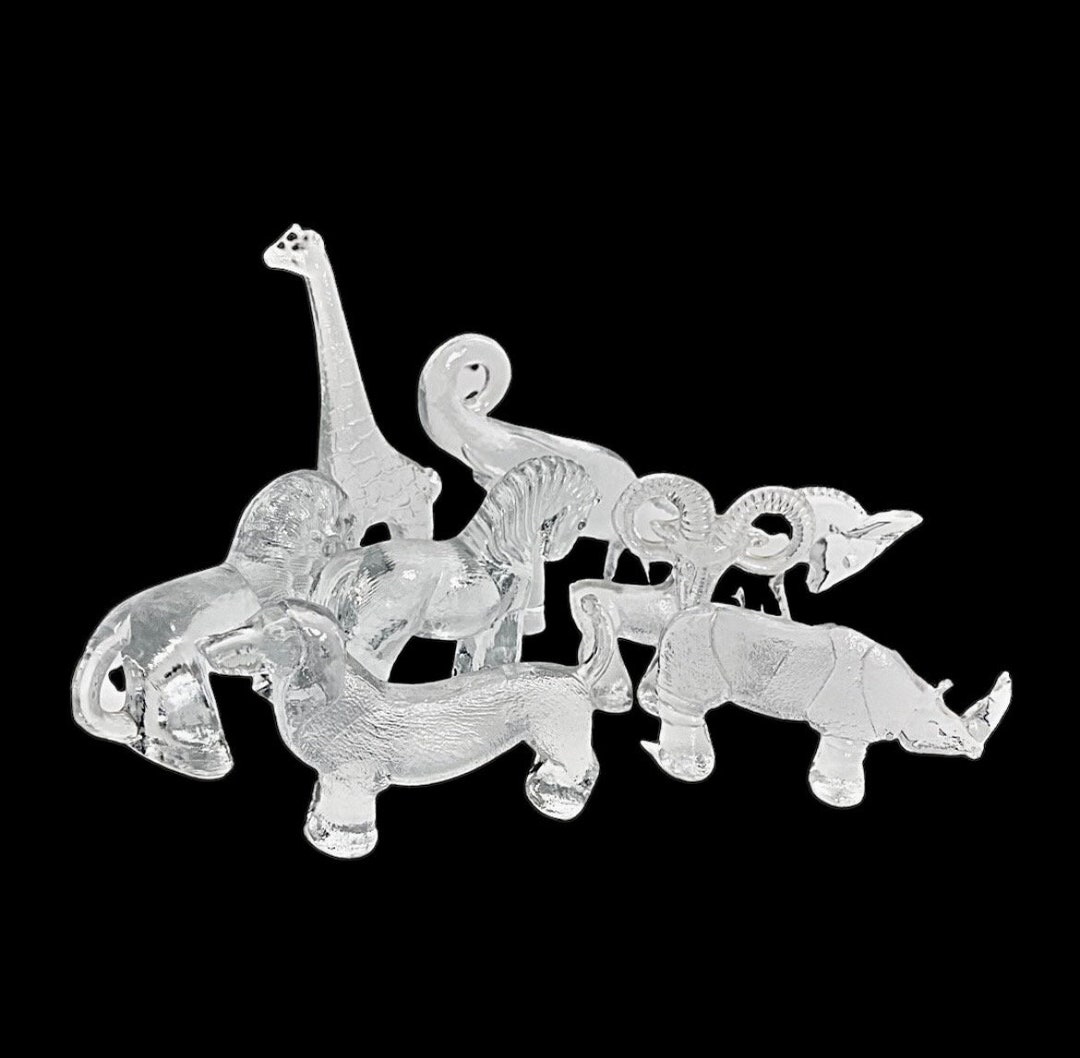 Vintage Kosta Boda Zoo Series, Animal Art Glass, Bertil Vallien Swedish