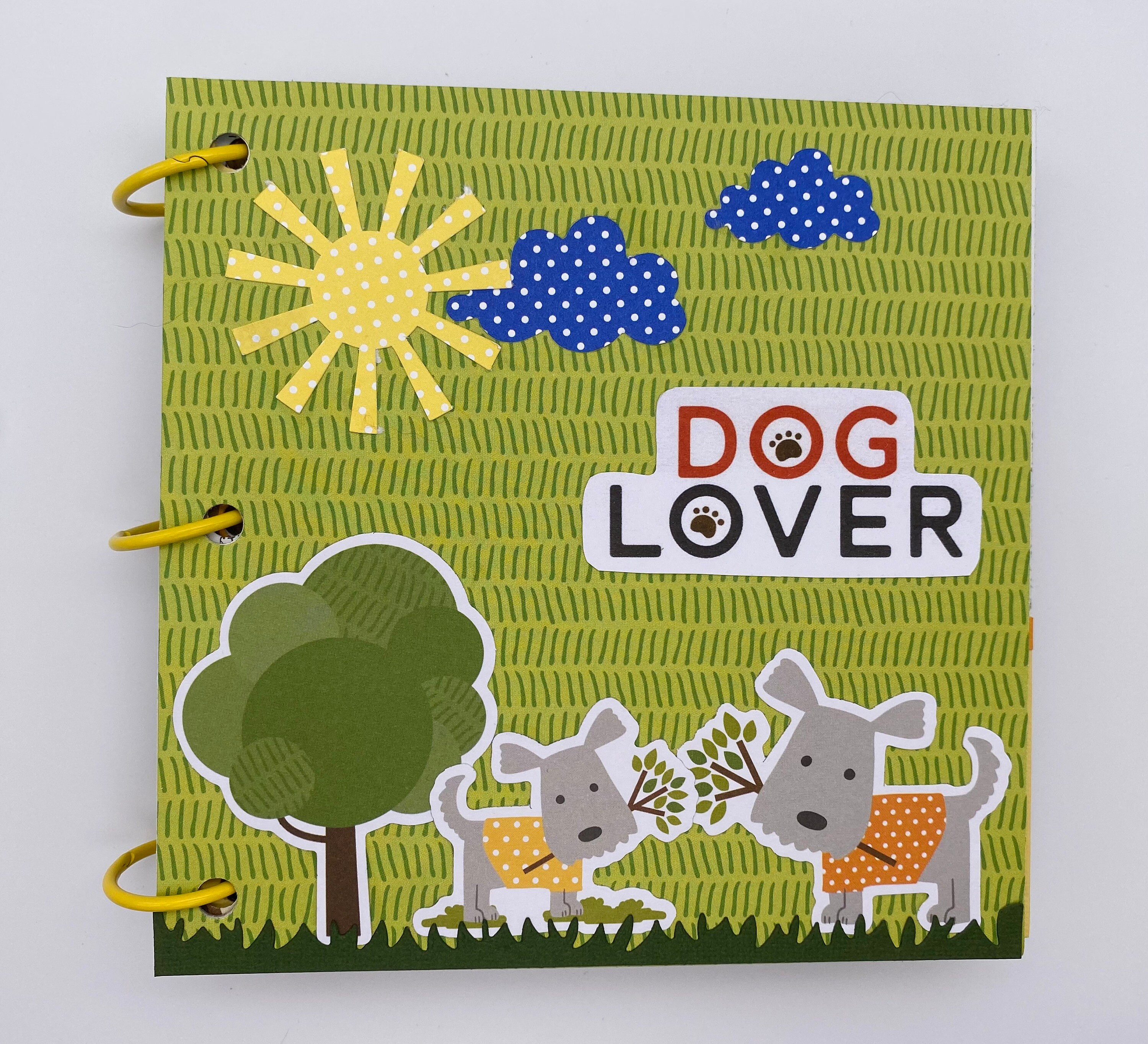 Premade Dog Scrapbook Album Dog Photo Album Handmade Dog Etsy